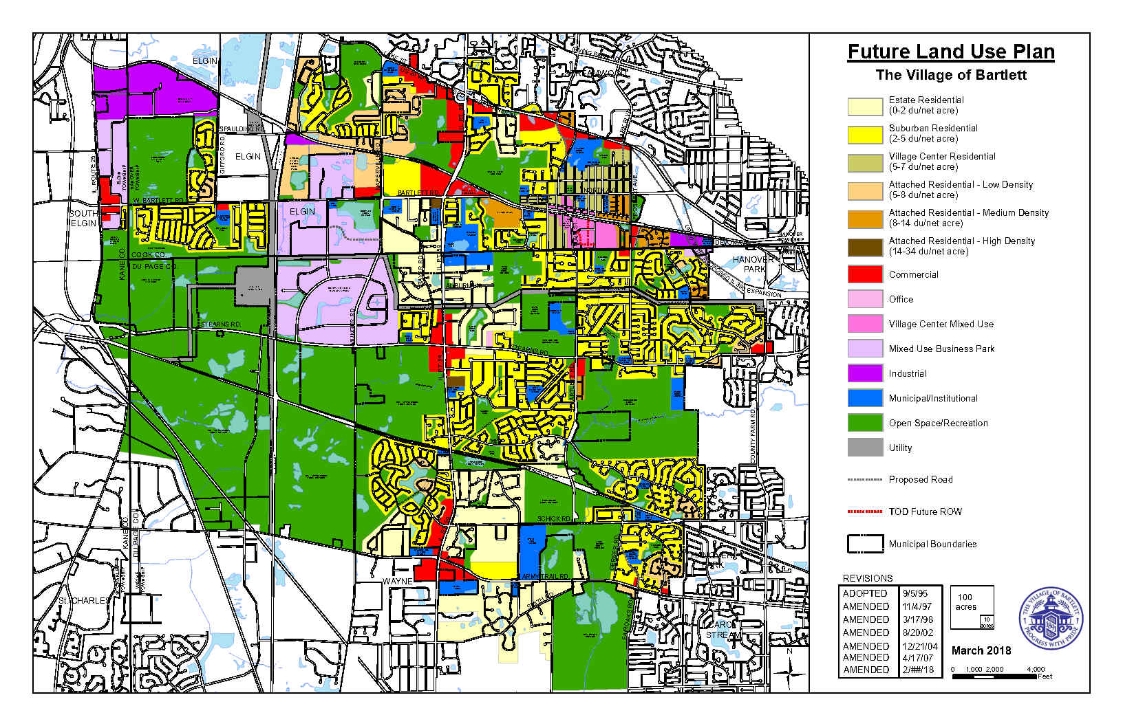 Bartlett Il Zoning Map Bartlett Map Hub